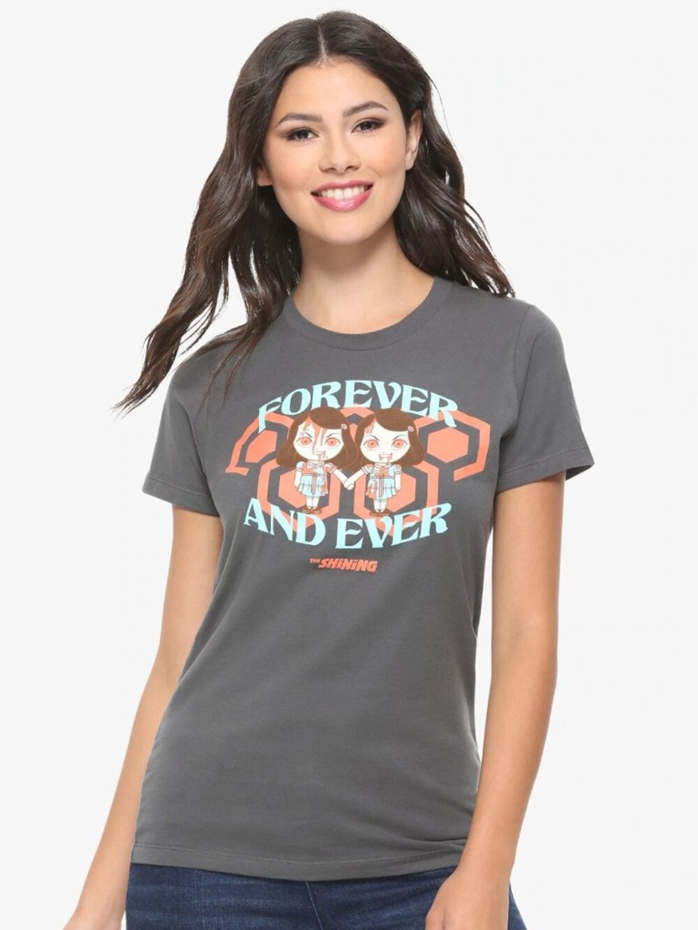 The Shining Womens Forever and Ever Grady Twins Gray T-Shirt New XS